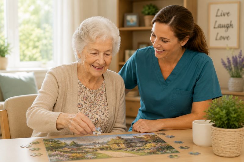 Memory care resident at The Waters of Dillsboro-Ross Manor